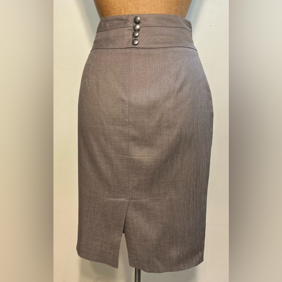 Classiques Entier sz 2 grey Pencil skirt - Picture 3 of 6